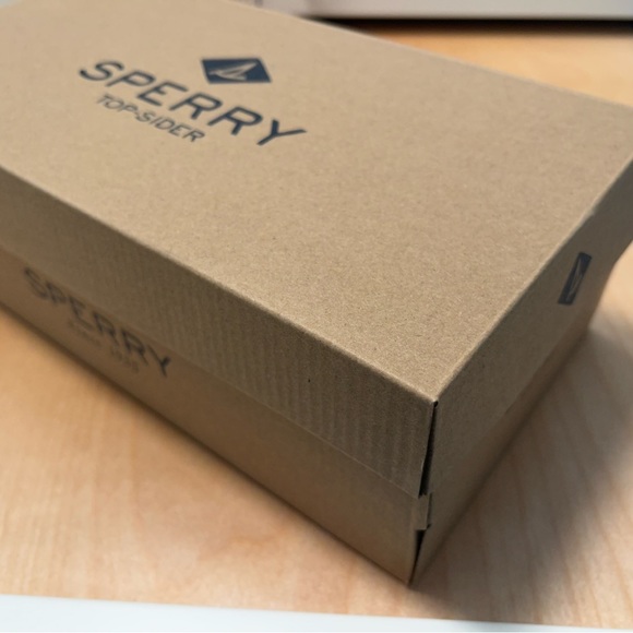 NIB Sperry top siders Size10 navy blue - Picture 3 of 6